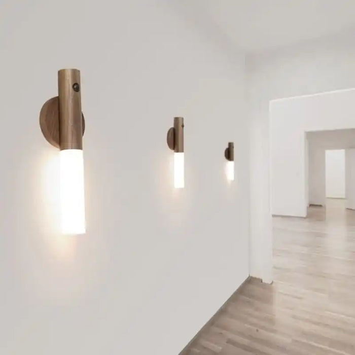 Rechargeable Sensor Wall Light in a hallway