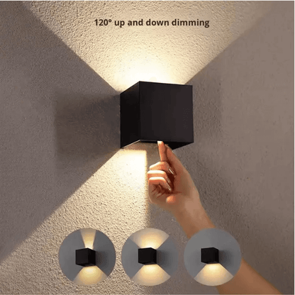 Outdoor Rechargeable Wall Light with Motion Sensor