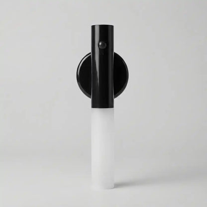 Rechargeable sensor wall light — black finish
