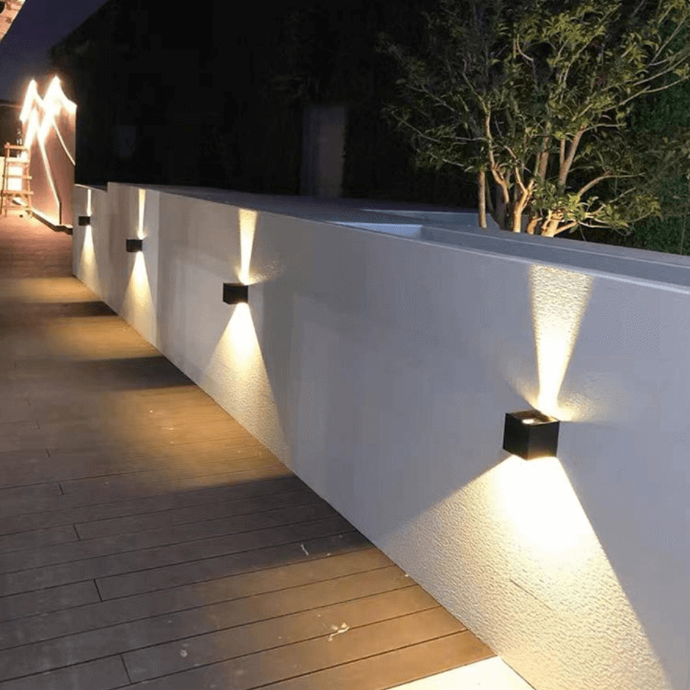 Outdoor Rechargeable Wall Light with Motion Sensor