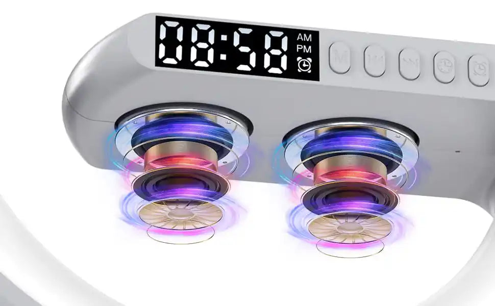 Sunrise Alarm Clock with Wireless Charging & White Noise – Nova Lights